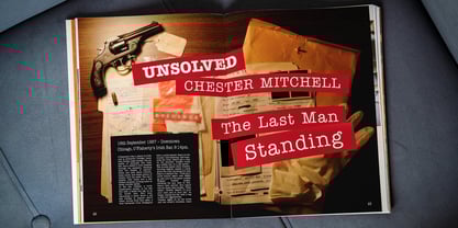 ITC American Typewriter Font Poster 4